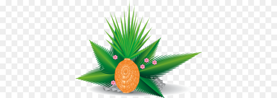 Palm Trees Leaf Color Plants, Food, Fruit, Pineapple, Plant Png Image