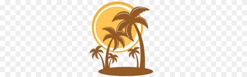 Palm Trees Silhouette My Miss Kate Cuttables, Tropical, Tree, Plant, Palm Tree Free Png Download