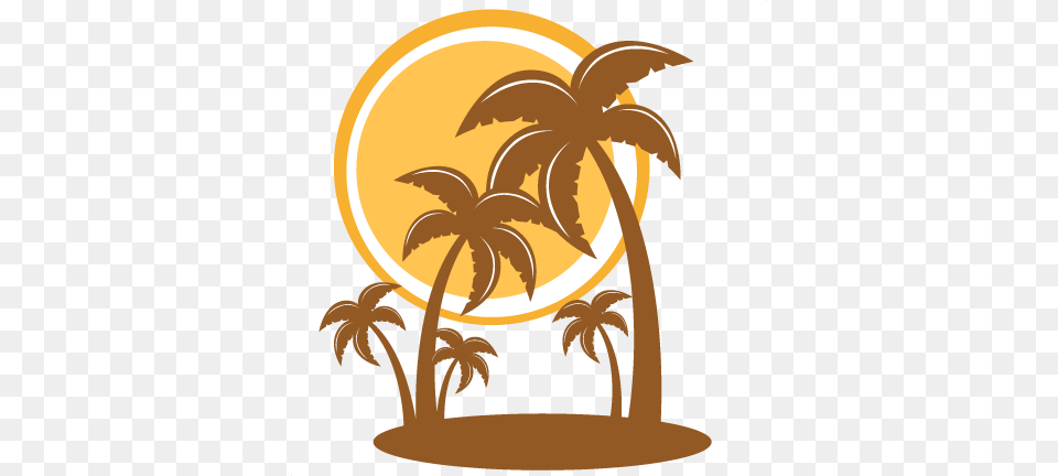 Palm Trees Silhouette Scrapbook Cute Clipart, Nature, Outdoors, Palm Tree, Plant Free Transparent Png
