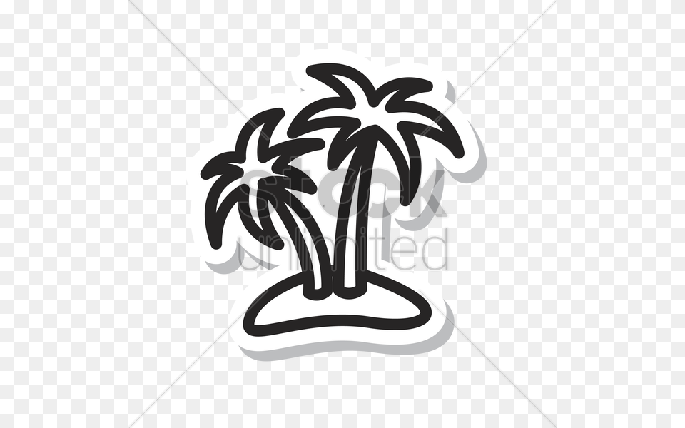 Palm Trees Vector Image, Palm Tree, Plant, Tree, Stencil Free Png