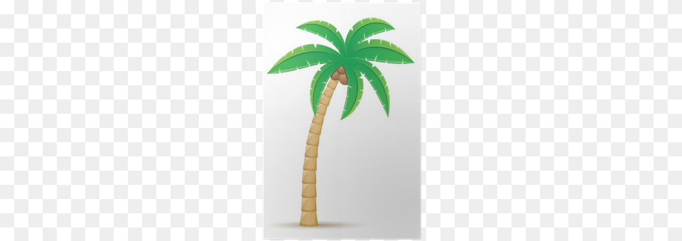 Palm Tropical Tree Vector Illustration Poster Pixers Coconut Tree Clipart, Palm Tree, Plant Png