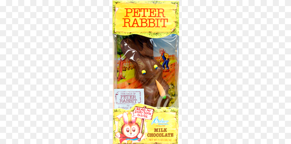 Palmer Peter Rabbit Hollow Milk Chocolate Easter Bunny Chocolate Bunny For Easter, Book, Comics, Publication, Food Free Png