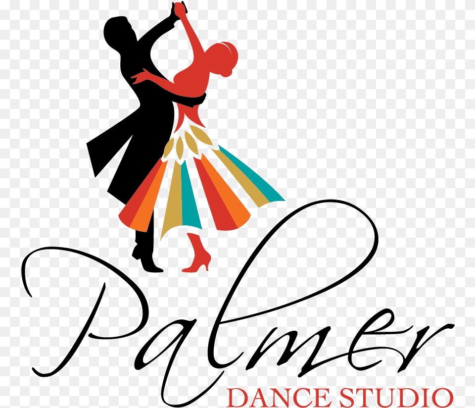 Palmerdancestudio Logo Final Transparent Ballroom Dance Illustration, Dancing, Leisure Activities, Person, Performer Free Png