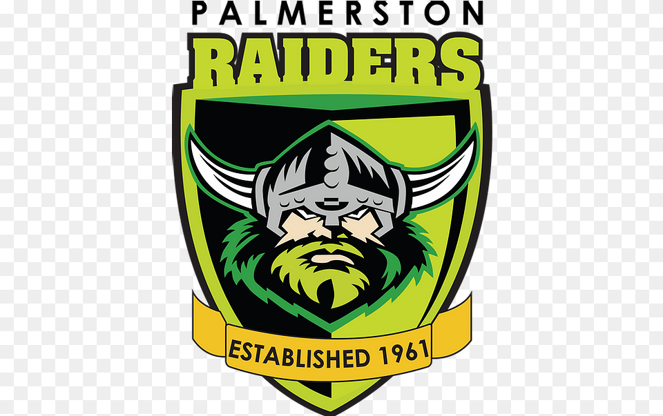 Palmerston Raiders Rugby League Football Club Rosebery Palmerston Raiders Logo, Symbol, Can, Tin Png Image