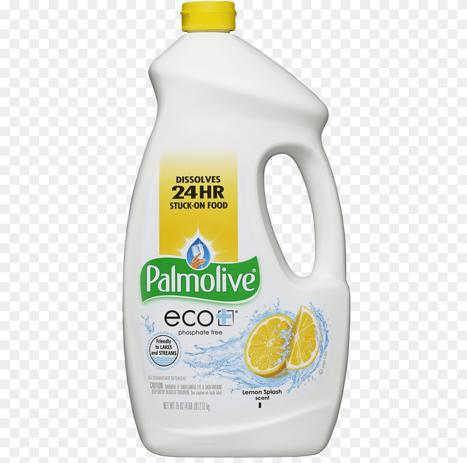 Palmolive Eco Dishwasher Liquid Detergent Lemon Splash, Produce, Citrus Fruit, Food, Fruit Png
