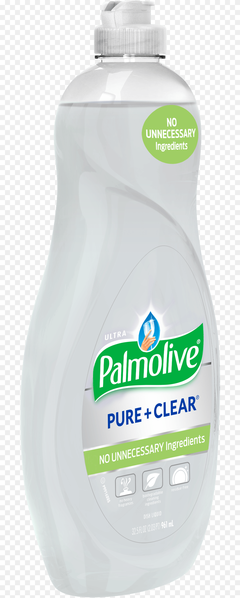 Palmolive Ultra Liquid Dish Soap Pure And Clear 32 Palmolive Ultra Pure Clear Dish Liquid 325 Fl, Bottle, Lotion, Beverage, Milk Png Image