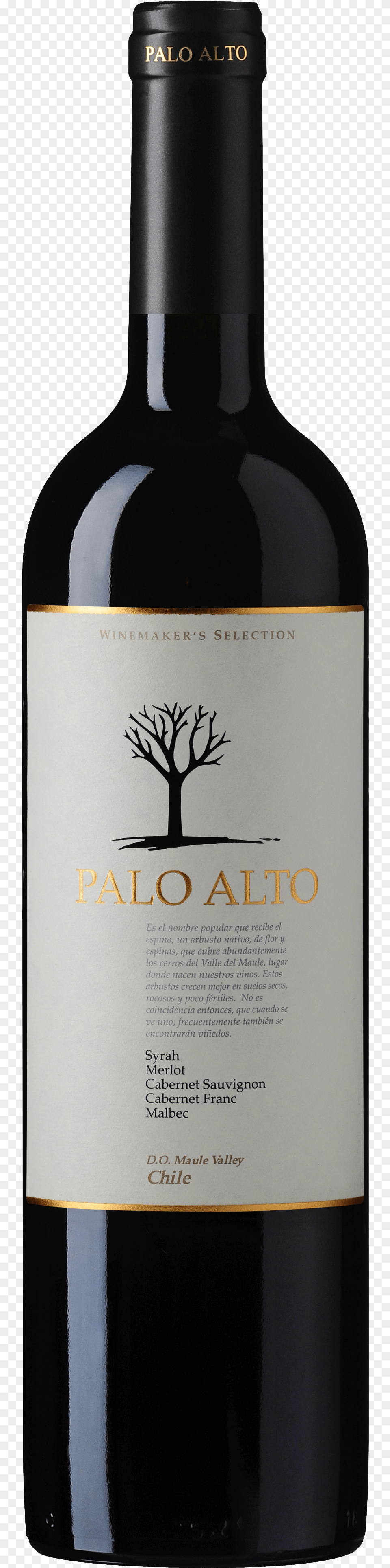 Palo Alto Winemakers Selection Allamand Malbec, Bottle, Alcohol, Beverage, Liquor Free Transparent Png