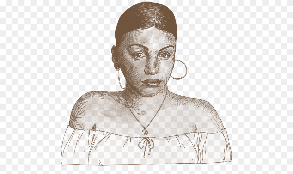 Paloma Elsesser Hd Sketch, Accessories, Earring, Jewelry, Person Free Png