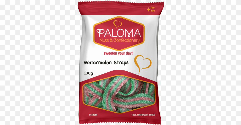 Paloma Sour Watermelon Straps Paloma Lollies, Food, Ketchup, Knot Free Png Download