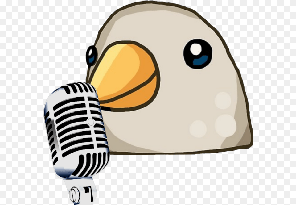 Paloma Sticker Atr Micrfono Bird Emoji Whatsapp, Electrical Device, Microphone Free Png