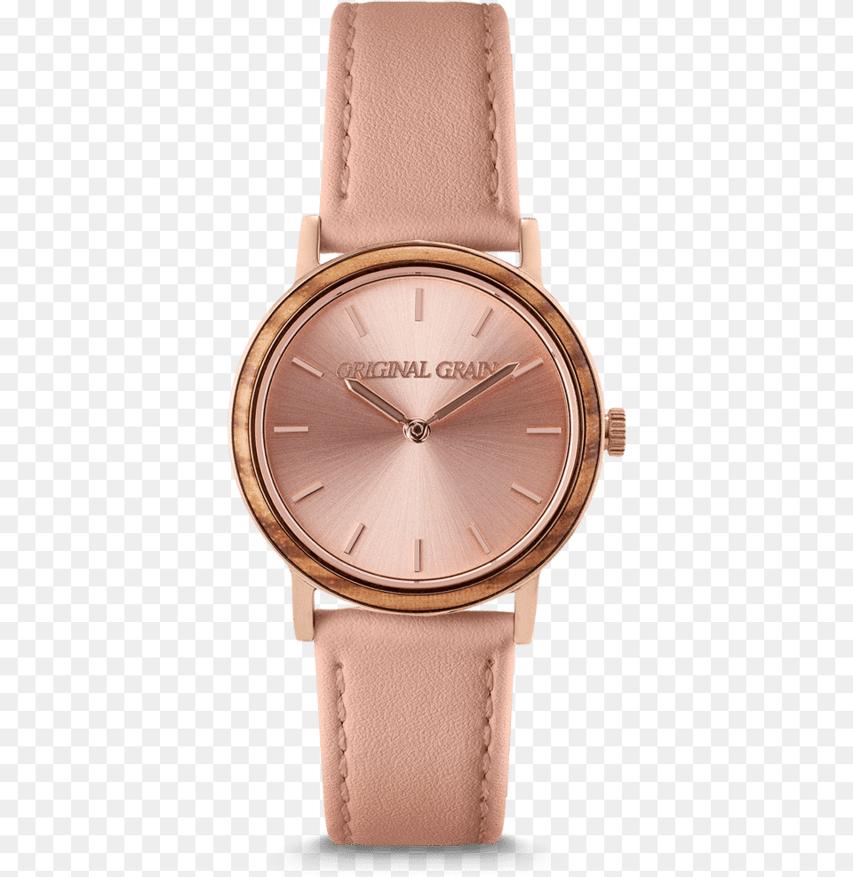 Paloma Zebrawood Rosegold Womens Avalon 34mm Watch Strap, Arm, Body Part, Person, Wristwatch Free Png Download