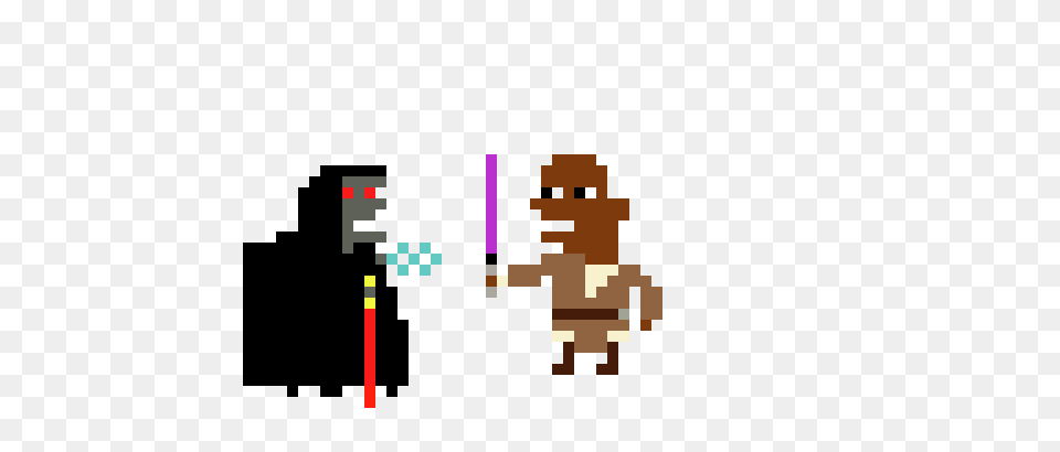 Palpatine Vs Mace Windu Pixel Art Maker Free Transparent Png