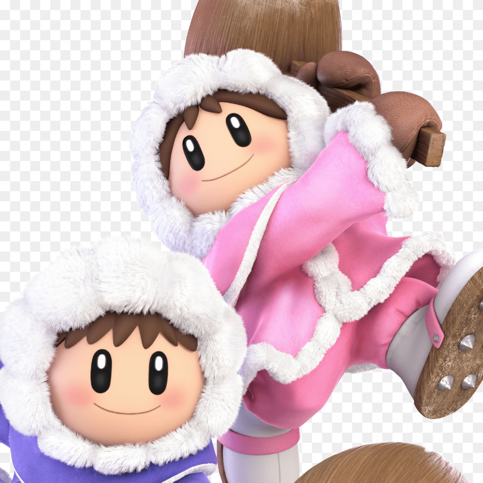 Palutena Ice Climbers Cloud Fox And Falco In Both Ice Climbers Smash Ultimate, Doll, Toy, Face, Head Free Png Download