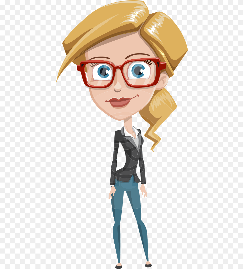 Pam The Lucky Charm Skinny Cartoon Characters, Accessories, Photography, Glasses, Person Png Image