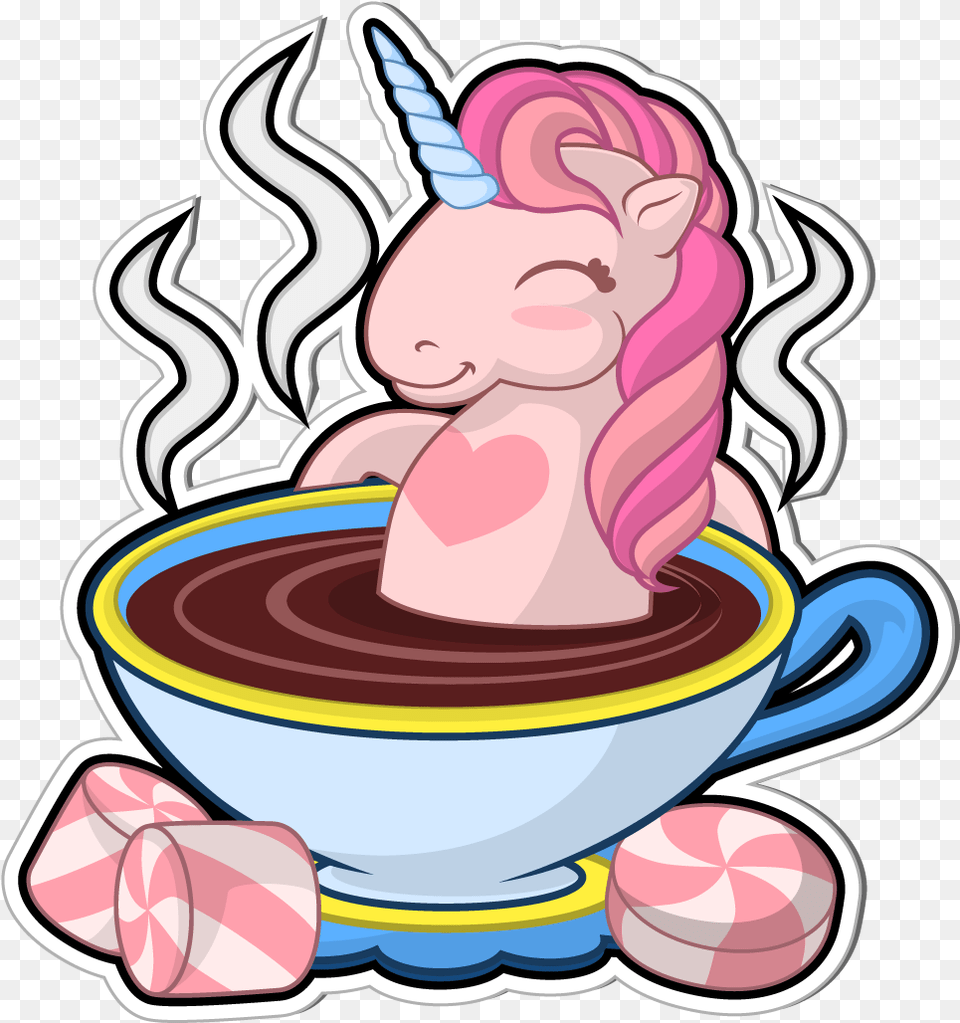 Pamper Pink The Chubby Cute Unicorn Signetgraphicscom Dragons Stickers 100 Pack, Meal, Food, Dish, Art Free Png