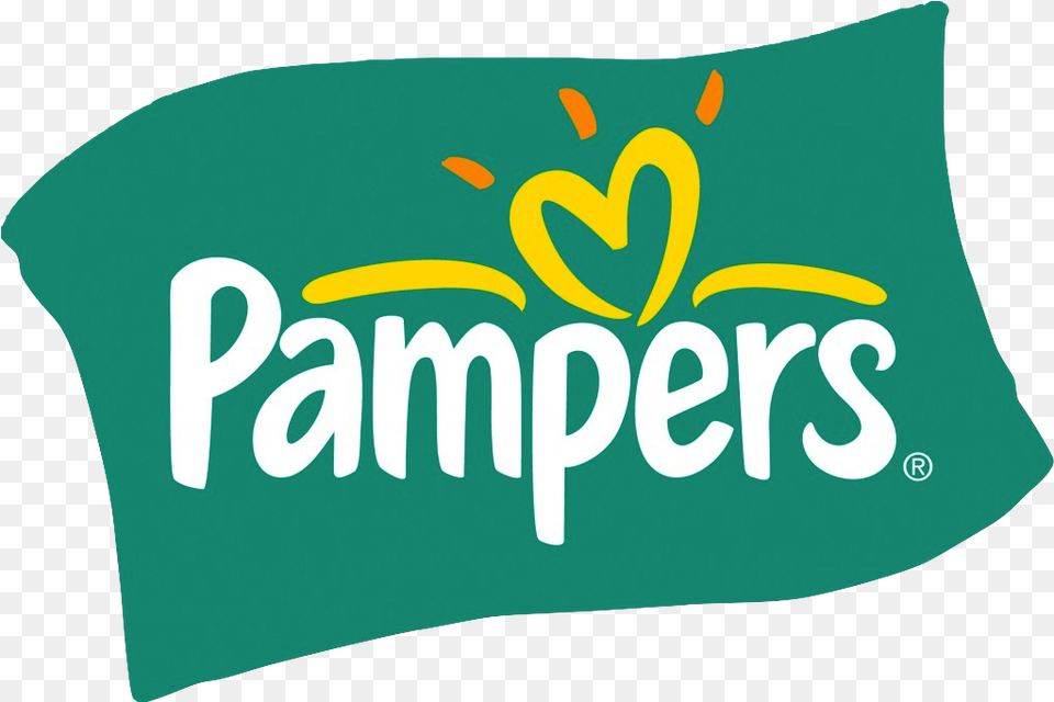 Pampers Logos Logo Diaper, Cushion, Home Decor, Cap, Clothing Free Png Download