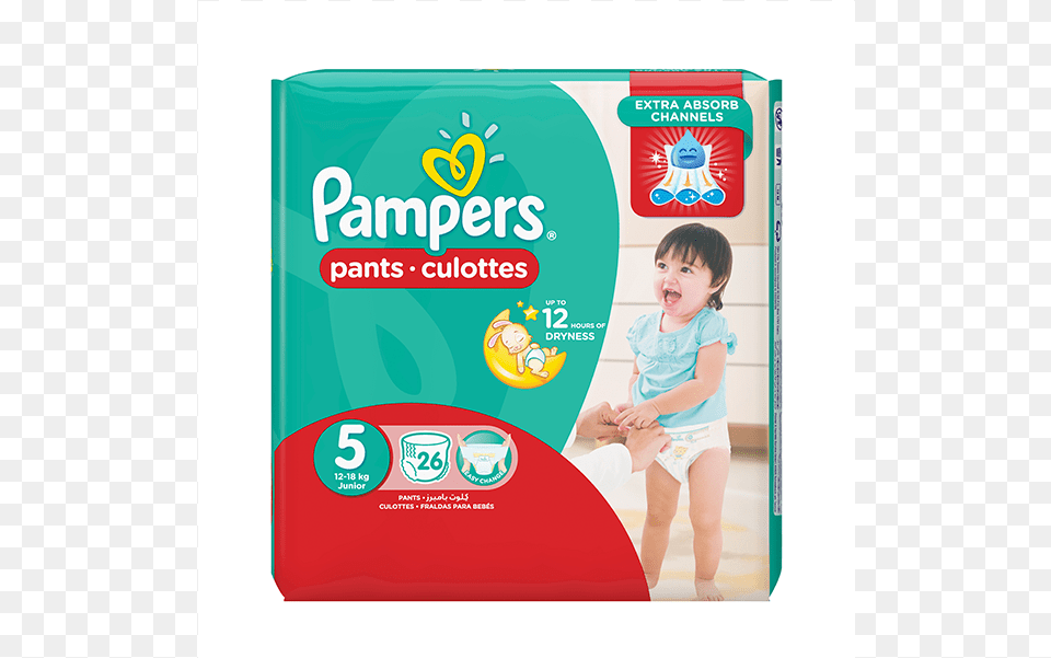 Pampers Pants Jumbo Pack, Diaper, Baby, Person, Clothing Free Transparent Png