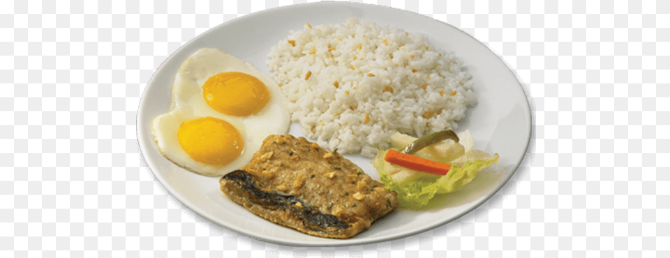 Pan Fried Bangus Plate Fried Egg, Food, Food Presentation, Lunch, Meal Free Transparent Png