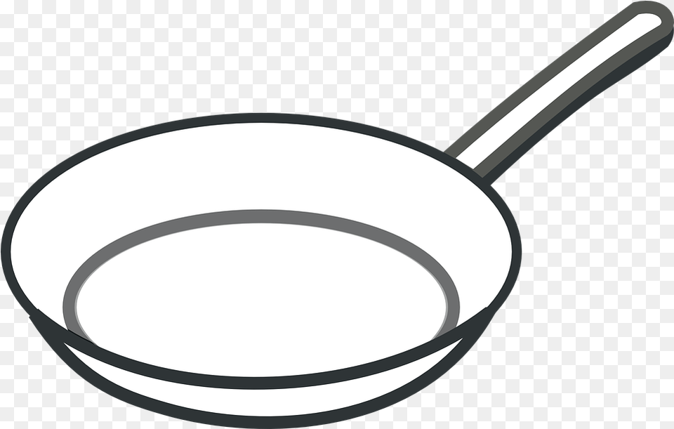 Pan Frying White Circle, Cooking Pan, Cookware, Frying Pan Png
