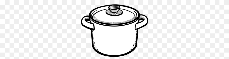 Pan Outline Clipart Clipart, Cookware, Pot, Cooking Pot, Food Png
