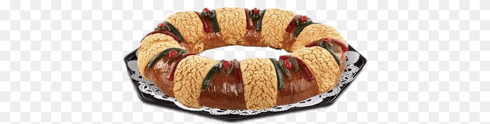 Pan Roscadereyes Bread Rosca Threadsofkings Freetoedit Comer Rosca De Reyes, Birthday Cake, Cake, Cream, Dessert Png Image