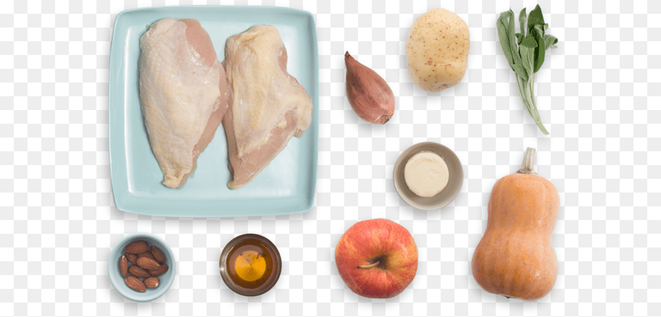 Pan Seared Chicken With Roasted Honeynut Squash Amp Apple Natural Foods, Food, Fruit, Plant, Produce Free Png