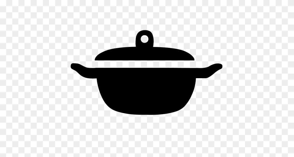 Pan Stew Pot Icon With And Vector Format For Unlimited, Gray Png