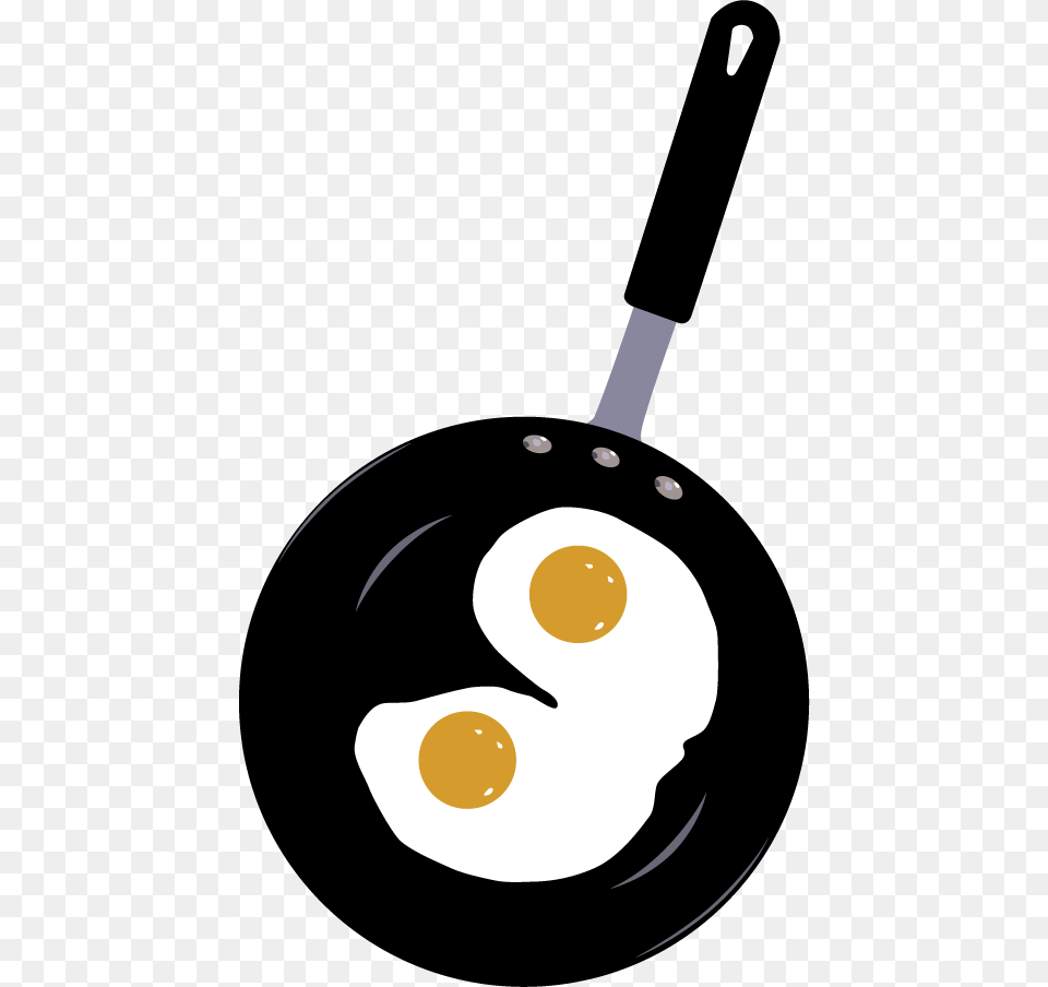 Pan With Fried Eggs Vector Egg In Pan, Cooking Pan, Cookware, Frying Pan Free Transparent Png
