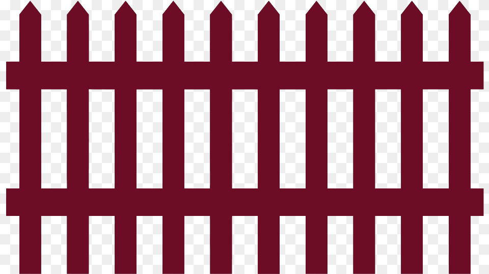 Panama City Fence Contractor Red Picket Fence Free Png