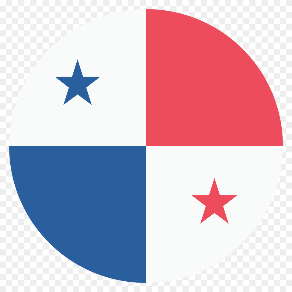 Panama Flag Emoji Clipart, Star Symbol, Symbol Free Transparent Png