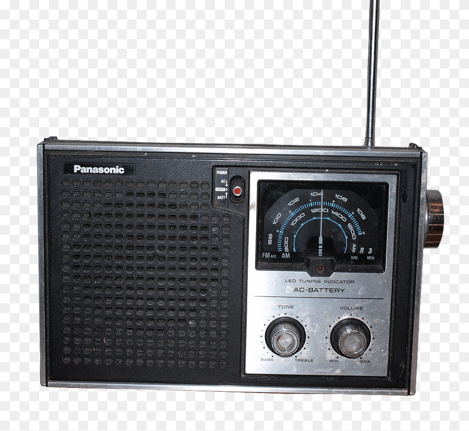 Panasonic 70s Vintage Radio, Electronics Free Png