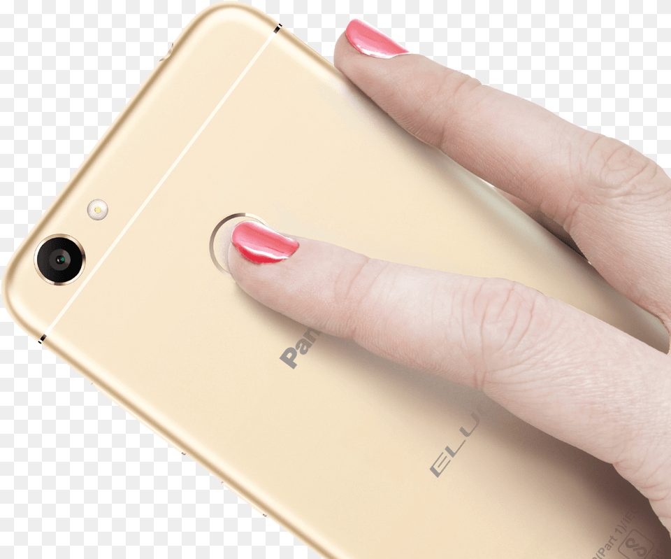 Panasonic Eluga I5 Rear Fingerprint Scanner Smartphone, Electronics, Mobile Phone, Phone, Body Part Png Image