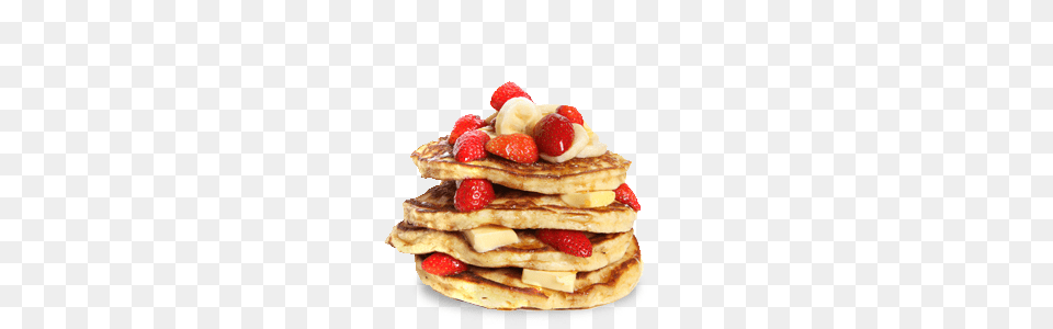 Pancake, Bread, Burger, Food, Berry Free Png Download