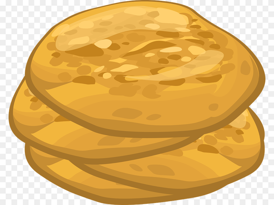 Pancake, Bread, Food Free Transparent Png