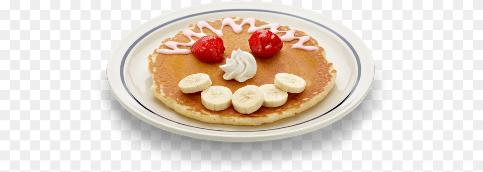 Pancake Breakfast Ihop Create A Face Pancake, Bread, Food, Banana, Fruit Free Transparent Png