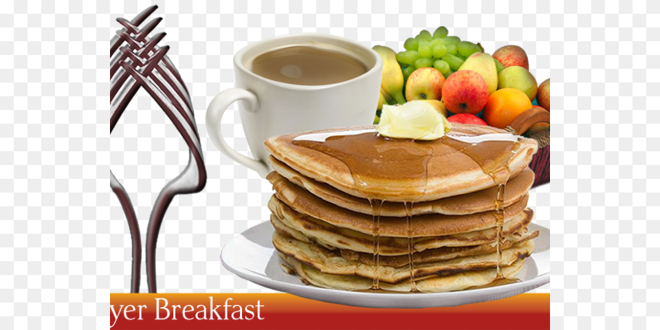 Pancake Clipart Prayer Breakfast Boy Scout Pancake Breakfast, Bread, Cutlery, Food, Fork Png