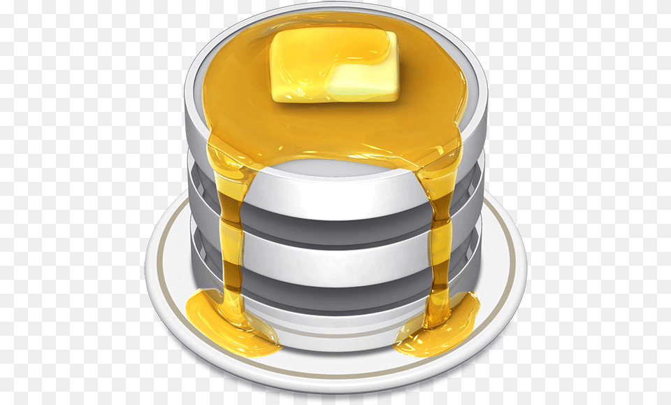 Pancake Final Pancake Syrup Butter Database Sequel Pro Logo, Birthday Cake, Cake, Cream, Dessert Free Transparent Png