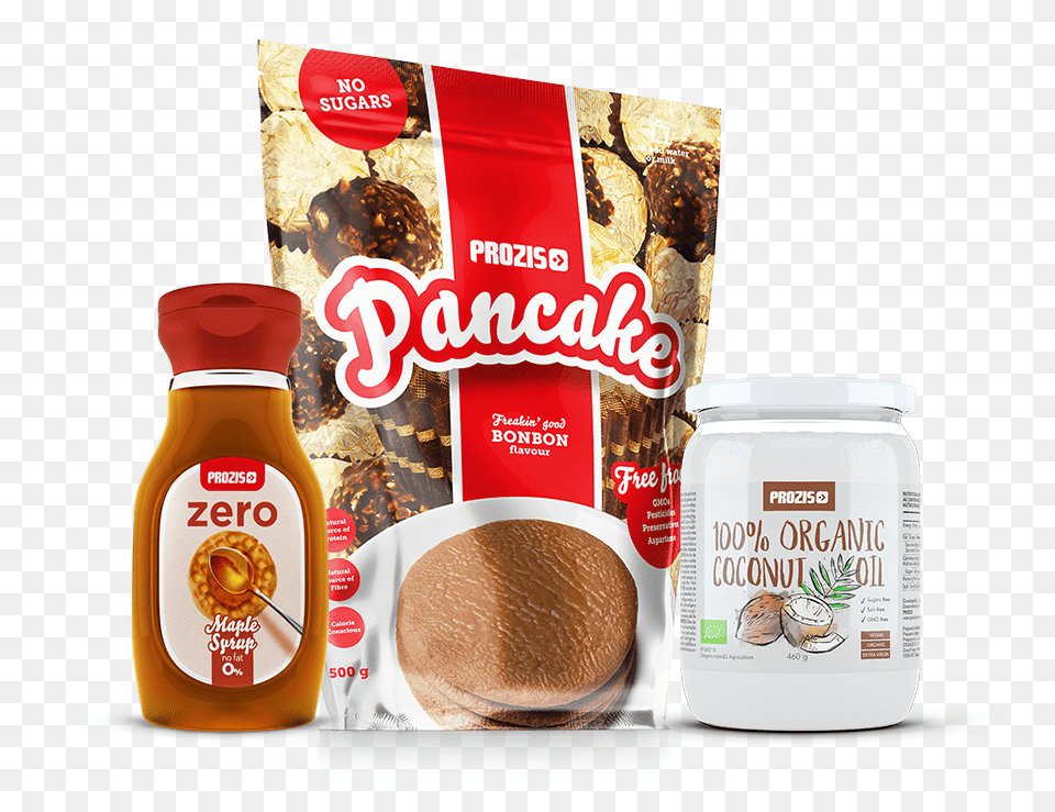 Pancake Prozis Bombom, Bread, Food, Ketchup Png
