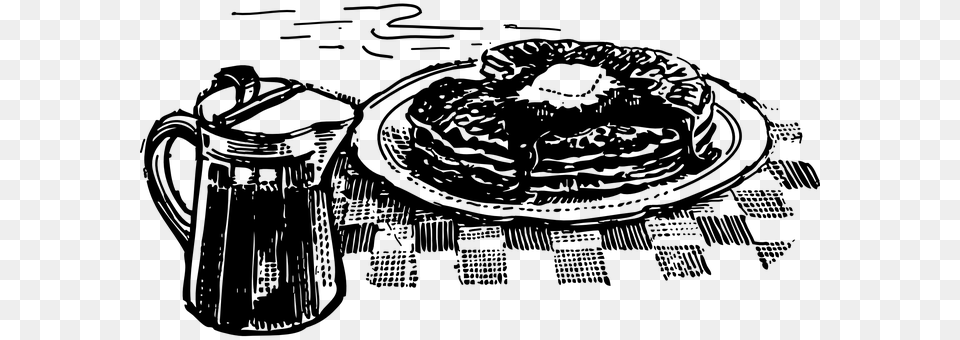 Pancakes Gray Png Image