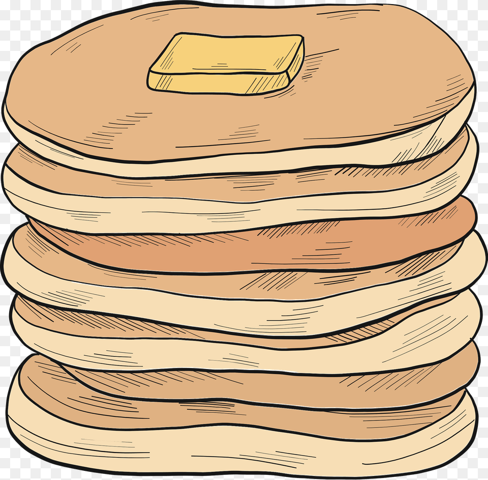 Pancakes Clipart, Bread, Food, Pancake Png