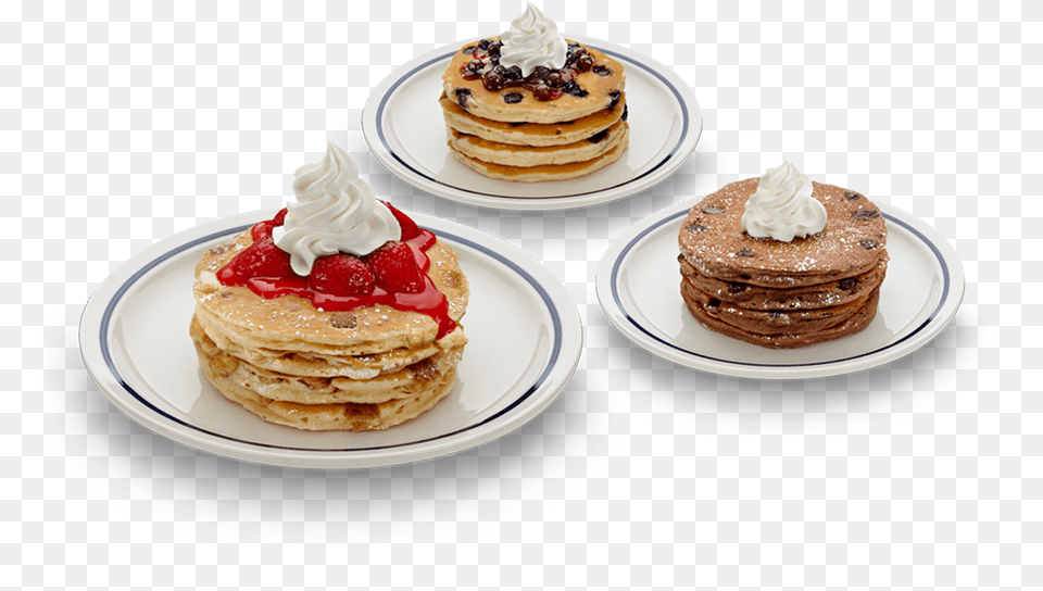 Pancakes Ihop Birthday Pancakes Transparent, Bread, Cream, Dessert, Food Png Image