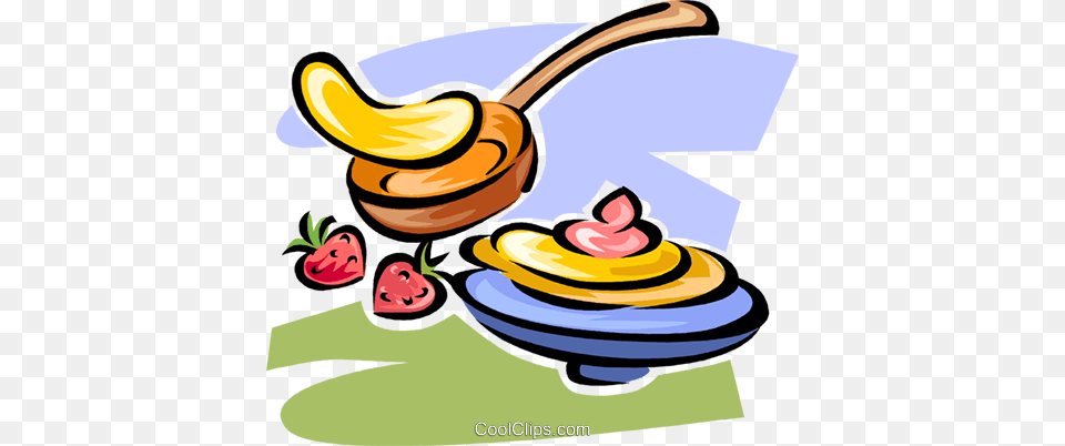 Pancakes Royalty Free Vector Clip Art Illustration, Cutlery, Spoon, Cooking Pan, Cookware Png
