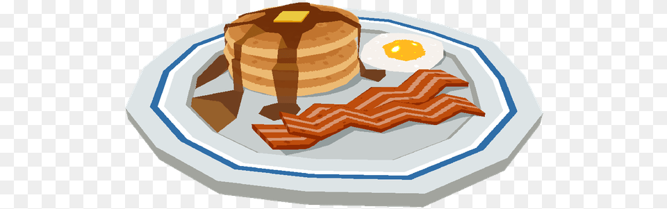 Pancakes Transparent Download Breakfast Clipart Transparent, Egg, Food, Meat, Pork Png Image