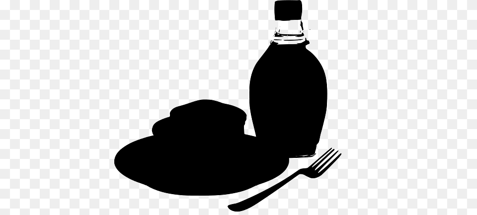 Pancakes With Maple Syrup For Breakfast, Clothing, Cutlery, Fork, Hat Free Png Download