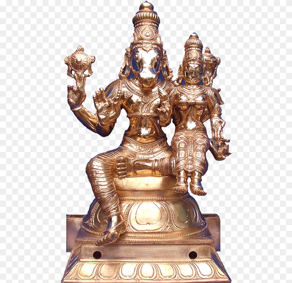 Panchaloha Haygrevar Lakshmi Panchaloha Idols Manufacturers In Kumbakonam, Bronze, Adult, Bride, Female Free Png