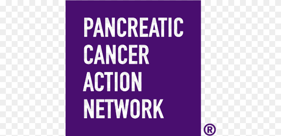 Pancreatic Cancer Action Network Logo With White Letters Pancreatic Cancer Action Network, Purple, Book, Publication, Text Free Transparent Png