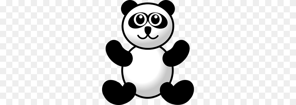 Panda Stencil, Logo Free Png Download
