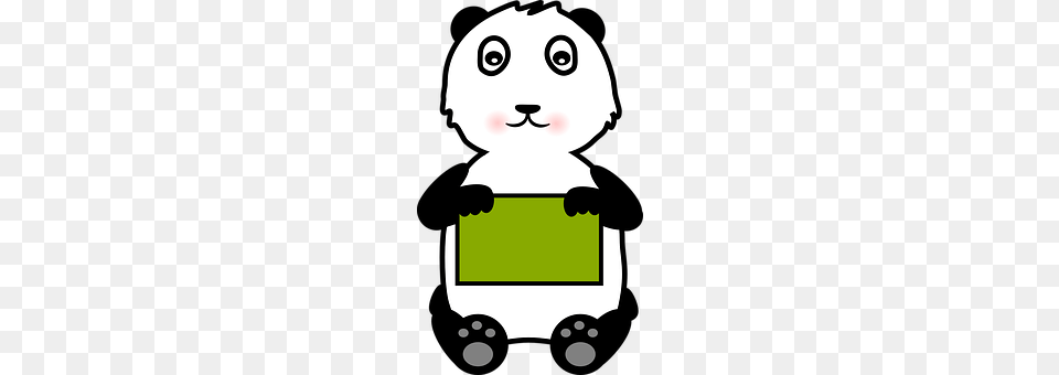 Panda Stencil, Baby, Person Free Png Download