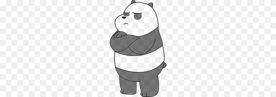 Panda Gray Free Transparent Png