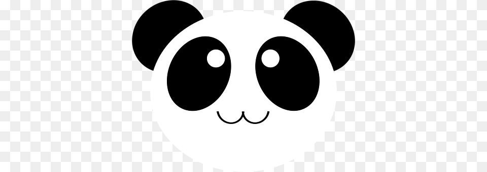 Panda Stencil, Disk, Logo Free Png Download